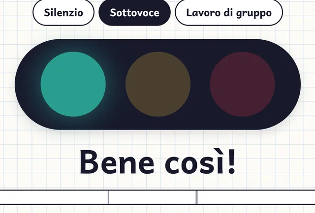 Il semaforo del rumore acceso sul verde: «Bene così!».